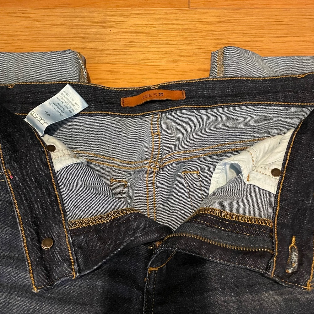 Joe's Jeans Blue Denim with Contrast Stitching